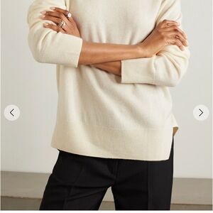 Toteme Soft Ivory Crewneck Sweater